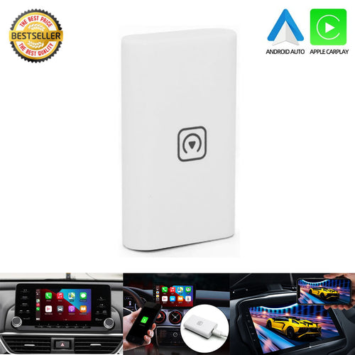 Wireless Bluetooth CarPlay Dongle Adapter For Android IOS Car Navigation Player