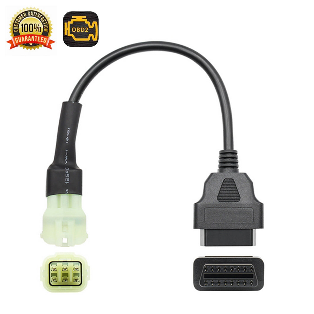 Diagnostic OBD2 Cable For KTM Motorcycle 6 Pin to 16 pin Plug Adapter