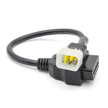 Load image into Gallery viewer, Diagnostic OBD2 Cable For Delphy Motorcycle 6 Pin to 16 pin Plug Adapter