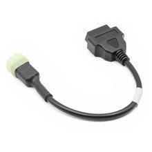 Load image into Gallery viewer, Diagnostic OBD2 Cable For Kawasaki Motorcycle 6 Pin to 16 pin Plug Adapter
