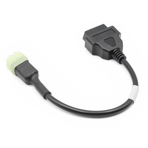 Diagnostic OBD2 Cable For Kawasaki Motorcycle 6 Pin to 16 pin Plug Adapter