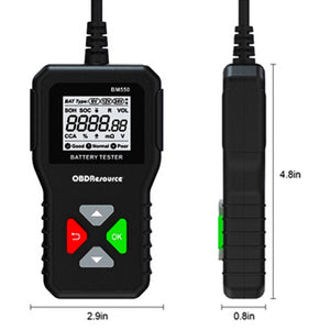 Digital Car Battery Tester Automotive Cranking Charging Test Analyzer Tool