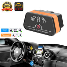 Load image into Gallery viewer, Vgate iCar2 ELM327 Bluetooth WIFI OBD2 Scanner Code Reader Auto Diagnostic Tool