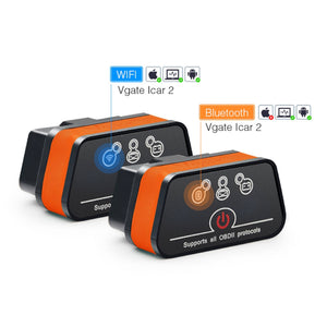 Vgate iCar2 ELM327 Bluetooth WIFI OBD2 Scanner Code Reader Auto Diagnostic Tool