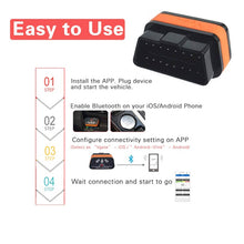 Load image into Gallery viewer, Vgate iCar2 ELM327 Bluetooth WIFI OBD2 Scanner Code Reader Auto Diagnostic Tool