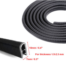 Load image into Gallery viewer, Rubber Seal U-Shape Car Door Edge Strip Trim Molding Protector