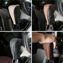 Load image into Gallery viewer, Universal Car Gear Knot Cover Handbrake Non-Slip PU Leather Protector