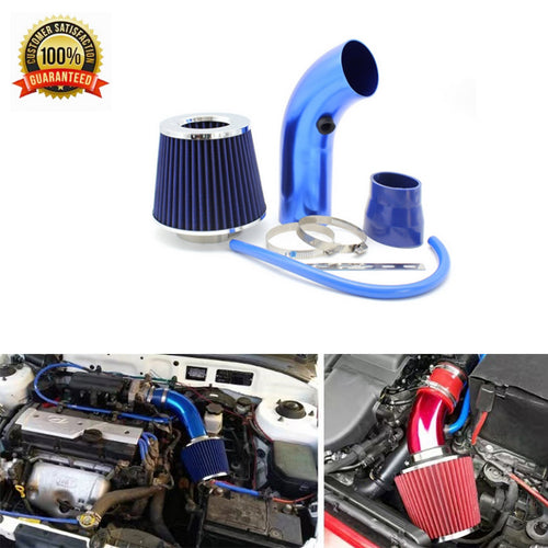 Car Cold Air Intake Filter Induction Set Pipe Power Flow Hose System Accessories