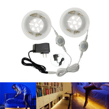 Load image into Gallery viewer, Digital Motion-Activated LED Under Bed Lighting System with Motion Sensors