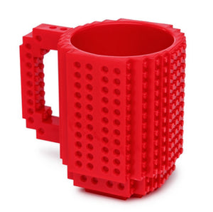 DIY Creative Miniblock Brick Building Mug Assemble Puzzle Blocks Gift Cup (9 Colors)