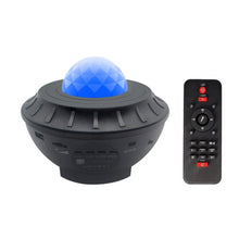 Load image into Gallery viewer, LED Laser Projector Light Star Sky Water Waving Remote Control Sound-Activated / Projecteur laser LED Light Star Sky Water Waving Télécommande activée par le son