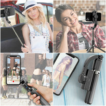 Load image into Gallery viewer, 3 in 1 Gimbal-Tripod-Selfie Stick 360 Stabilizing SmartPhone Rig with Bluetooth Remote