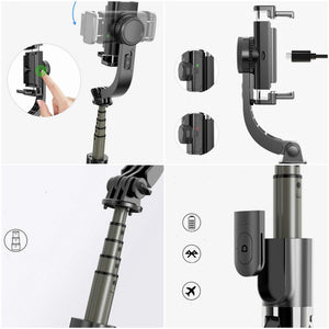 3 in 1 Gimbal-Tripod-Selfie Stick 360 Stabilizing SmartPhone Rig with Bluetooth Remote