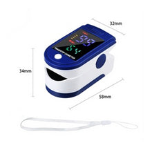 Load image into Gallery viewer, Finger Tip Pulse Oximeter SpO2 Heart Rate Blood Oxygen Saturation Monitor