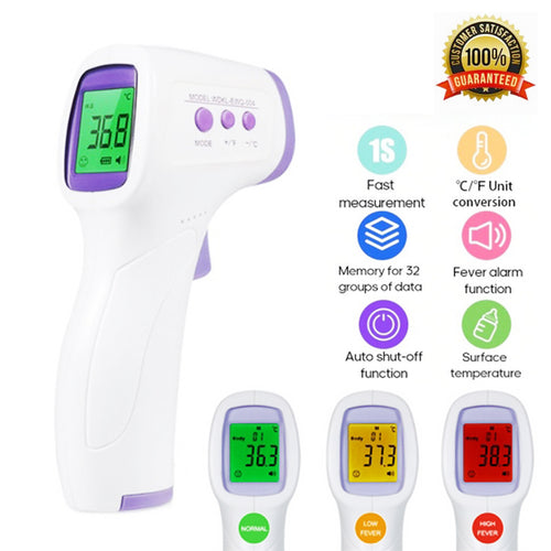 Digital IR Infrared LCD Thermometer Non-Contact Forehead Baby Adult Temperature