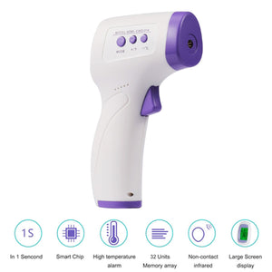 Digital IR Infrared LCD Thermometer Non-Contact Forehead Baby Adult Temperature