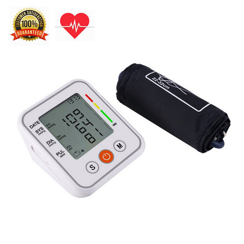 Digital LCD Sphygmomanometer Upper Arm Blood Pressure Measurement Monitor