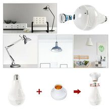 Load image into Gallery viewer, Panoramic 360° Fisheye 1080 HD Hidden Bulb Light WiFi Security Lamp Camera