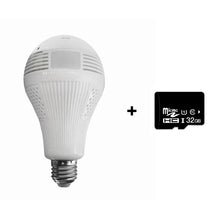 Load image into Gallery viewer, Panoramic 360° Fisheye 1080 HD Hidden Bulb Light WiFi Security Lamp Camera