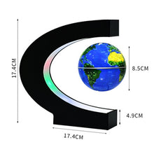 Load image into Gallery viewer, Magnetic Levitating Globe Anti Gravity Rotating World Map with Color LED Light