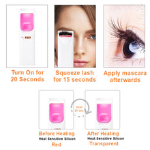 Load image into Gallery viewer, Electric Heated Eyelash Curlers Eye Curling Clip Beauty Tool Professional High Quality Stylish