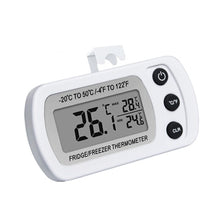 Load image into Gallery viewer, Digital Waterproof Freezer Thermometer Measure Temperature at Refrigerator Fridge