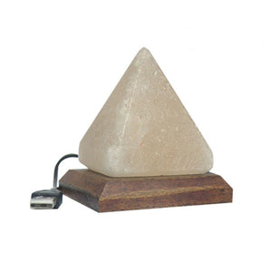 New Himalayan Pyramid Salt Crystal Lamp Natural Negative Ionizer