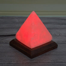 Load image into Gallery viewer, New Himalayan Pyramid Salt Crystal Lamp Natural Negative Ionizer
