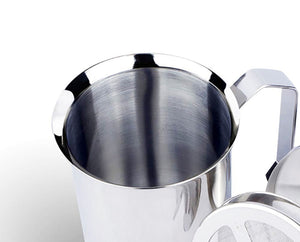 Stainless Steel Manual Foamer Milk Frother Pitcher Jug Cappuccino Coffee 400ml / Acier inoxydable Manuel Mousseux Lait MousseUx Poichet Cruche Cappuccino Café 400ml