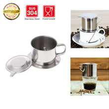 Load image into Gallery viewer, Stainless Steel Vietnamese Style Coffee Drip Filter Infuser Coffee Maker