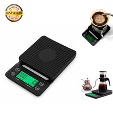 Load image into Gallery viewer, Digital Drip Coffee LCD Scales Kitchen Weighing Scale with Timer