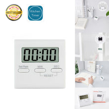 Load image into Gallery viewer, Digital LCD Kitchen Timer Cooking Timer Clock Alarm with Magnetic Back