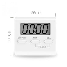 Load image into Gallery viewer, Digital LCD Kitchen Timer Cooking Timer Clock Alarm with Magnetic Back