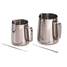 Load image into Gallery viewer, Stainless Steel Creamer Pitcher for Cappuccino Barista Art