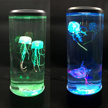 Load image into Gallery viewer, JellyFish Aquarium LED Lamp Tower Color Change USB Nigh Ligh t Décor Gift