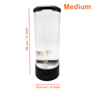 JellyFish Aquarium LED Lamp Tower Color Change USB Nigh Ligh t Décor Gift