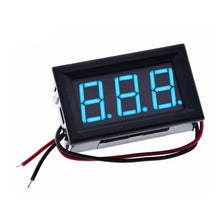 Load image into Gallery viewer, Digital Car Voltmeter Loop Power LED for Input 5 – 30 VDC  (Red/Blue/Green)