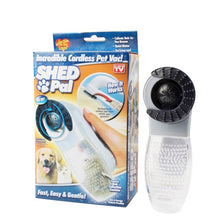 Load image into Gallery viewer, New Shed Pal Cordless Vac Cats &amp; Dogs Fur Remove Vaccum Grooming System