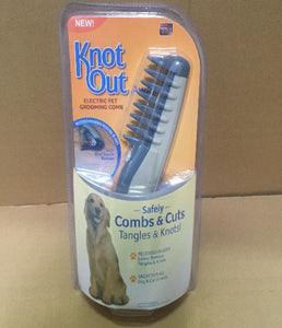 Electric Pet Grooming Comb Knot Out Remove Tangles & Knots Hair Trimmer Tool