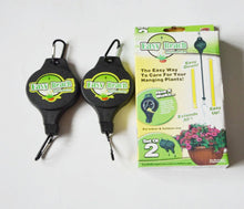 Load image into Gallery viewer, 2pc Set Plant Pulley Retractable Hanger Adjustable Height Easy Reach Hook
