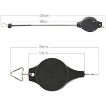 Load image into Gallery viewer, 2pc Set Plant Pulley Retractable Hanger Adjustable Height Easy Reach Hook