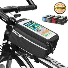 Load image into Gallery viewer, Waterproof Bicycle Bag Bike Frame Bag Bikepack with Touch Screen Top for Mobile Phone