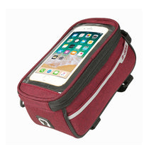 Load image into Gallery viewer, Waterproof Bicycle Bag Bike Frame Bag Bikepack with Touch Screen Top for Mobile Phone