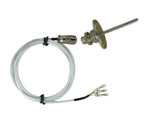 Temperature Sensors  RTD PT100 Tri-clamp Waterproof  Probe with Telfon Cable & Detachable Connector