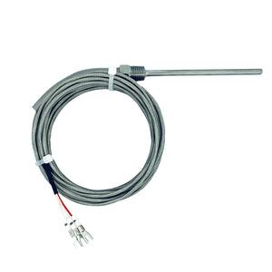 RTD PT100 Temperature Sensor Probe 100mm Length 1/4” NPT Threads (1~5m)