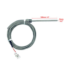 Load image into Gallery viewer, RTD PT100 Temperature Sensor Probe 100mm Length 1/4” NPT Threads (1~5m)