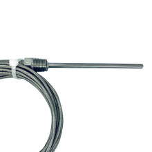 Load image into Gallery viewer, RTD PT100 Temperature Sensor Probe 100mm Length 1/4” NPT Threads (1~5m)