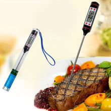 Load image into Gallery viewer, Sharp BBQ Meat Probe with Digital Temperature in ℃ or ℉ and Max &amp; Min Records