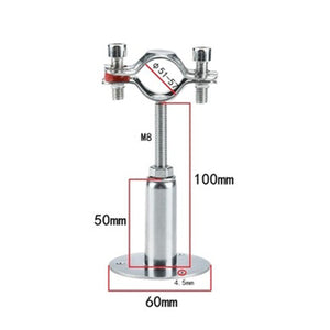 Stainless Steel Pipe Hose Holder with Adjustable Height Stand