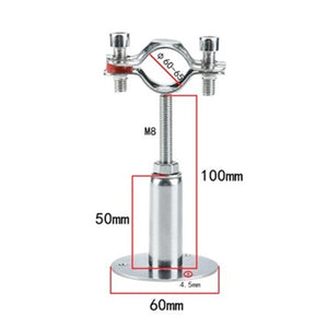 Stainless Steel Pipe Hose Holder with Adjustable Height Stand